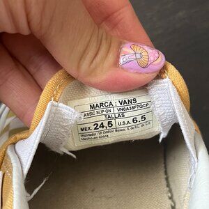 Yellow Checkered Vans